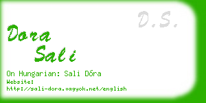 dora sali business card